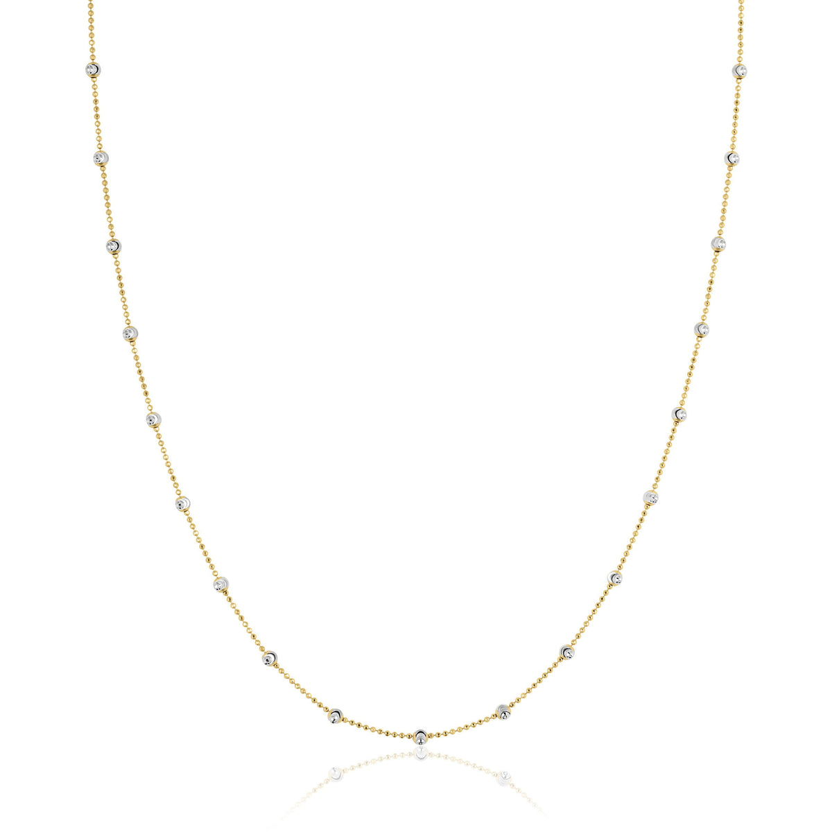 lina | two tone satellite ball chain