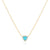 turquoise cabochon diamond necklace