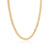 ela rae curb chain 14k yellow gold plate