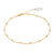 satellite ball chain anklet
