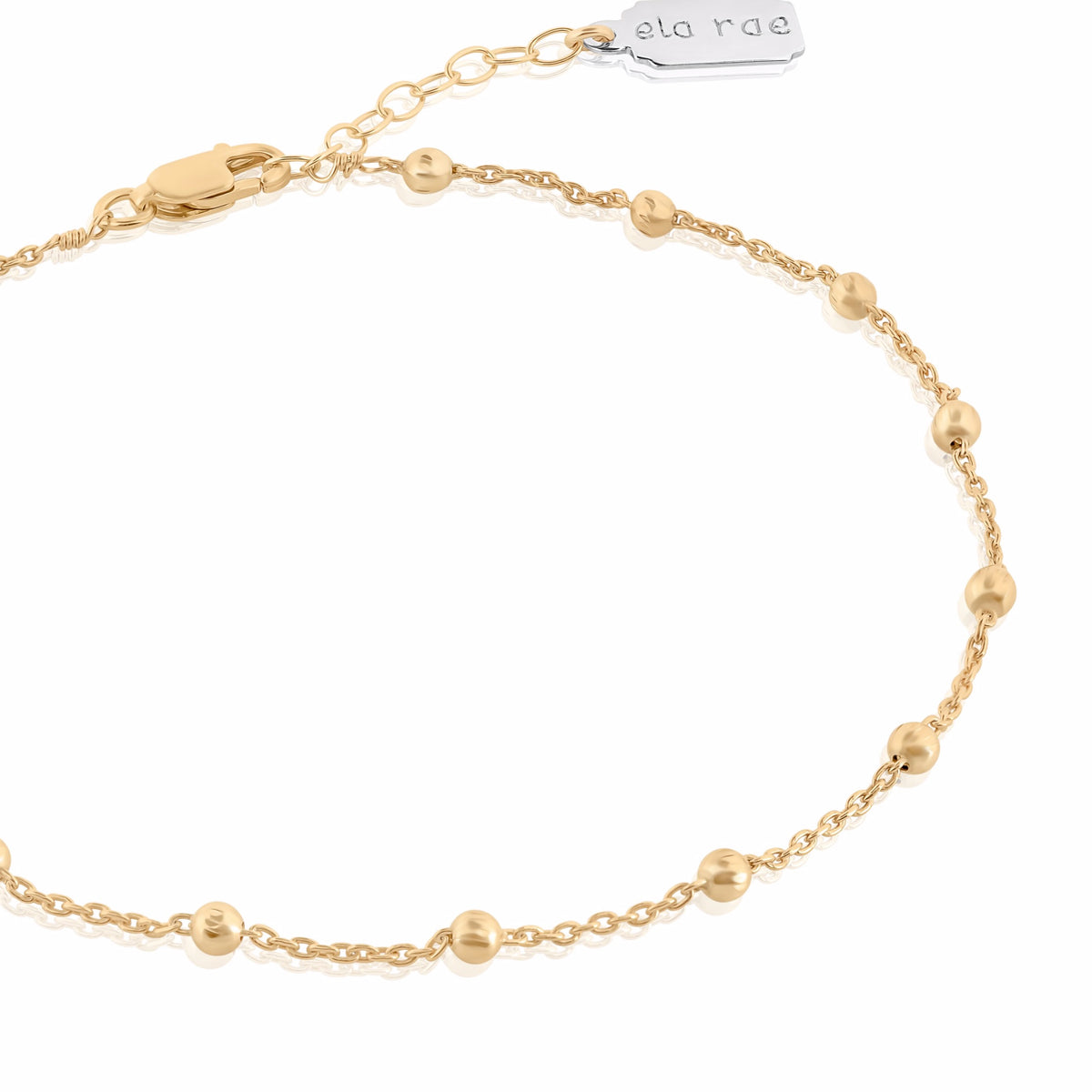 satellite ball chain anklet