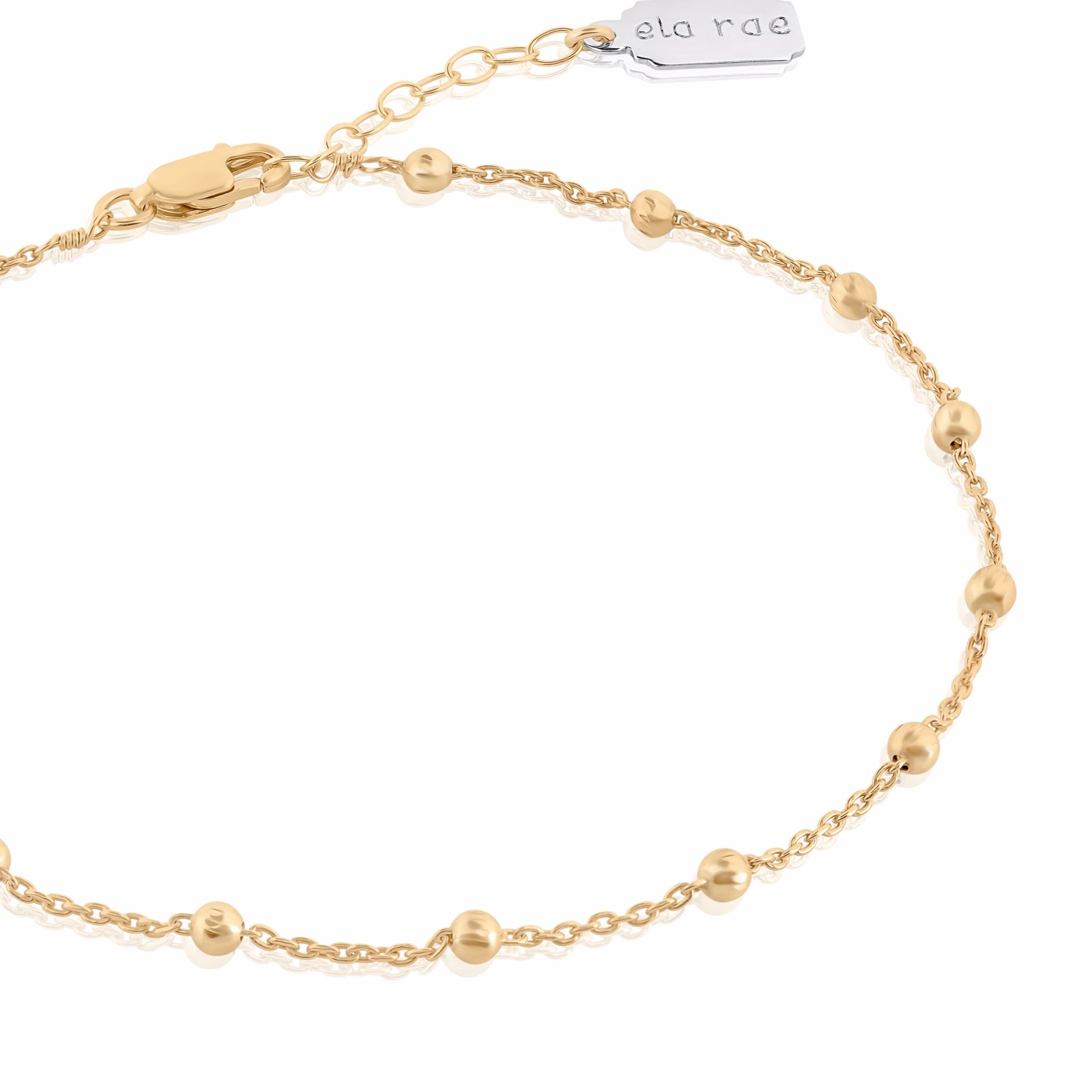 satellite ball chain anklet