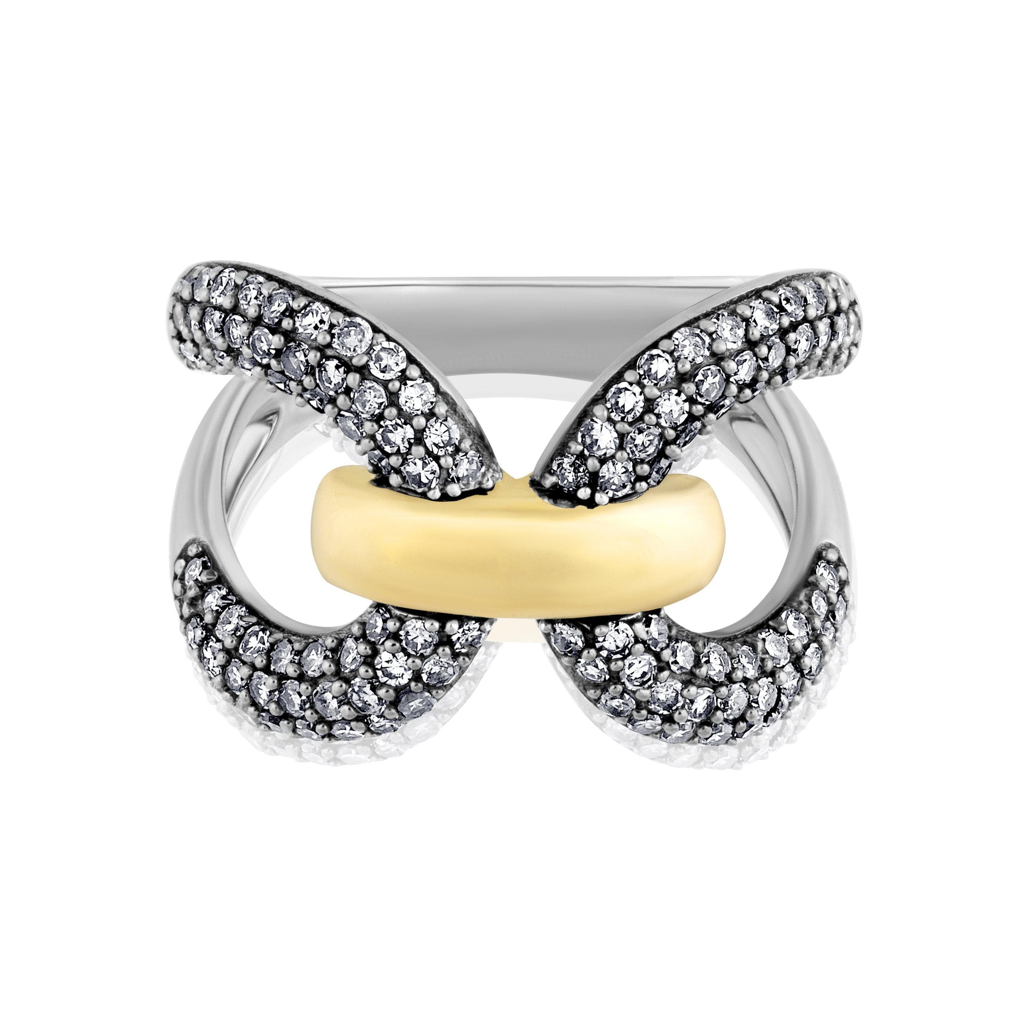 double knot diamond ring