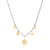 multi charm necklace