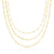 three layer chain | triple round & oval