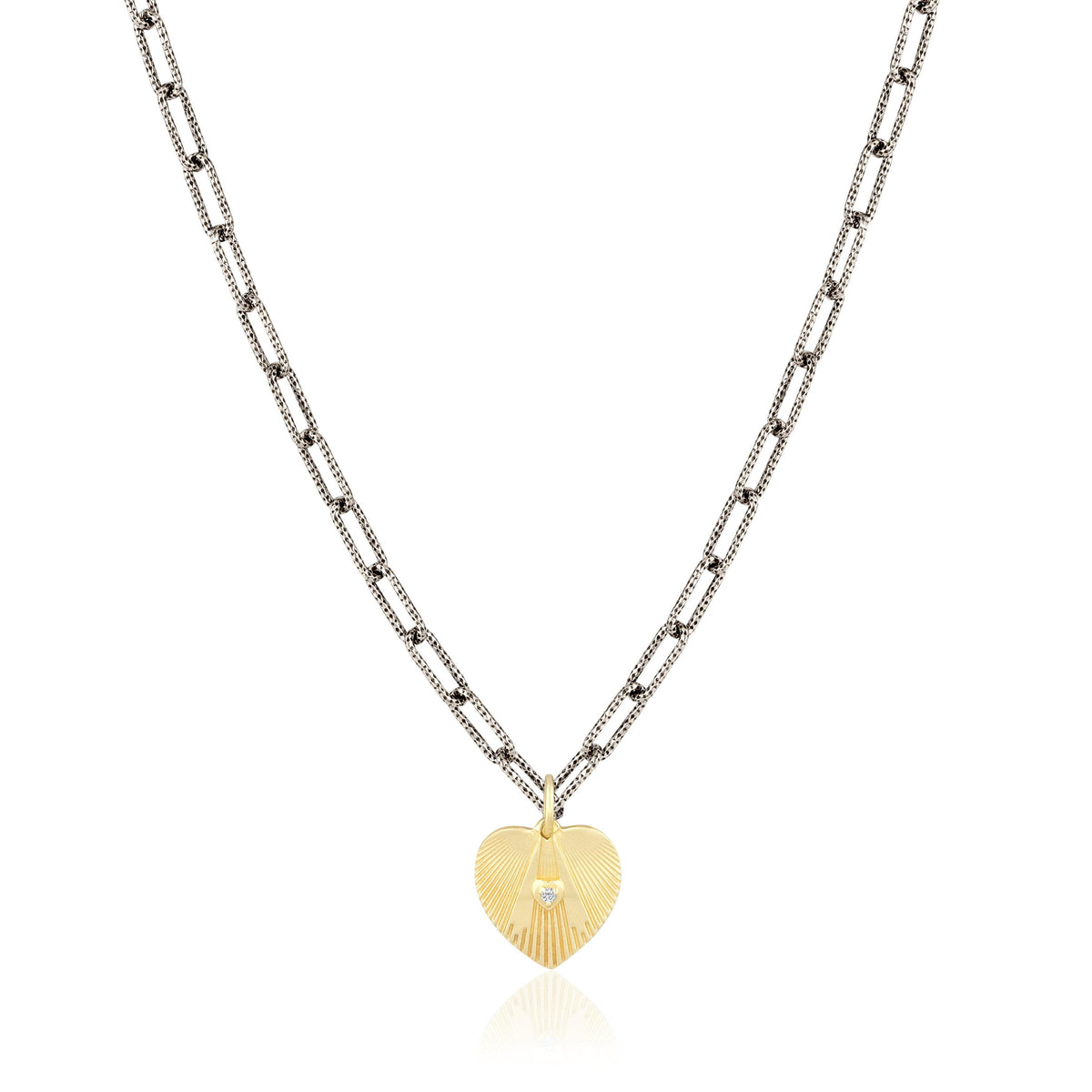 lara | mini heart two tone