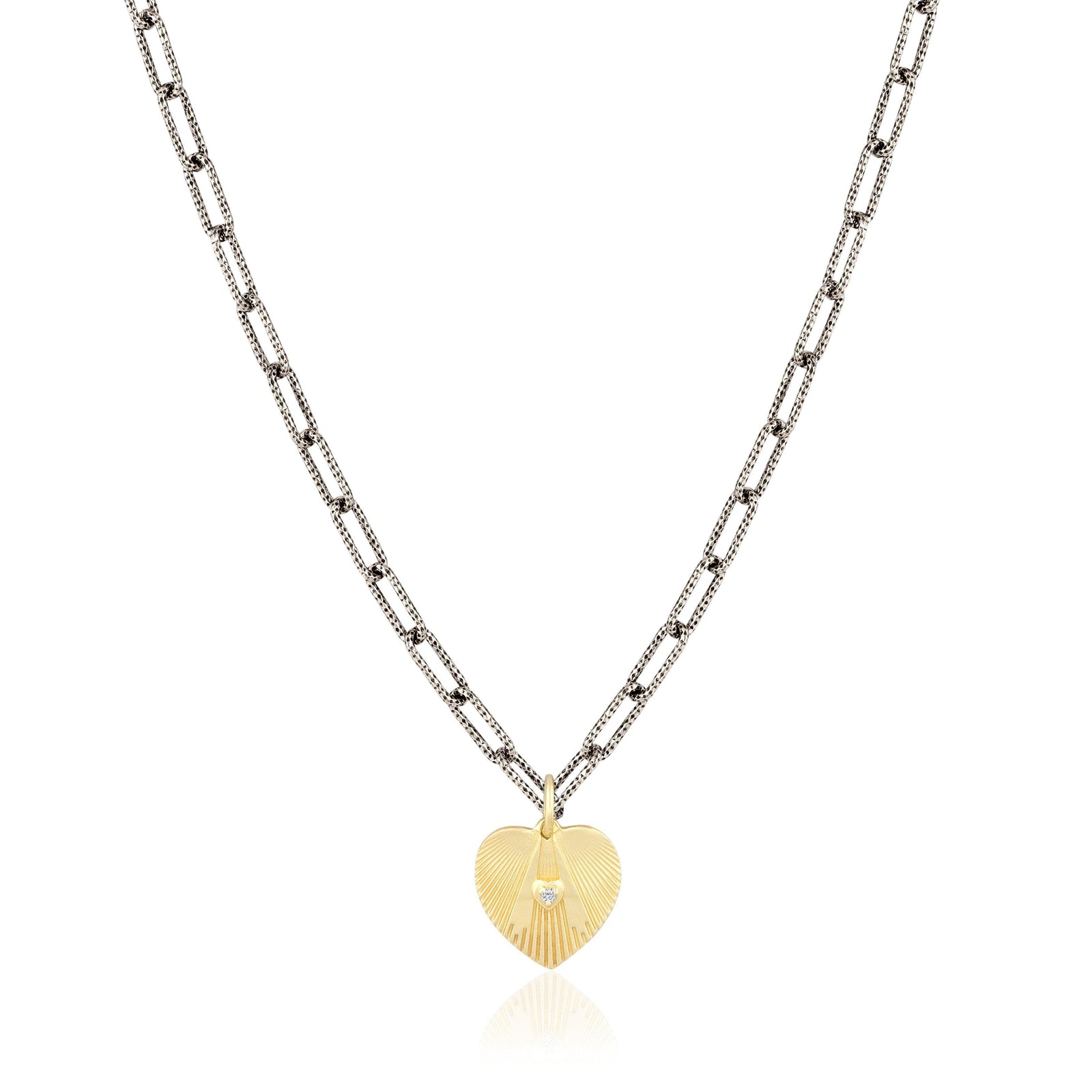 lara | mini heart two tone