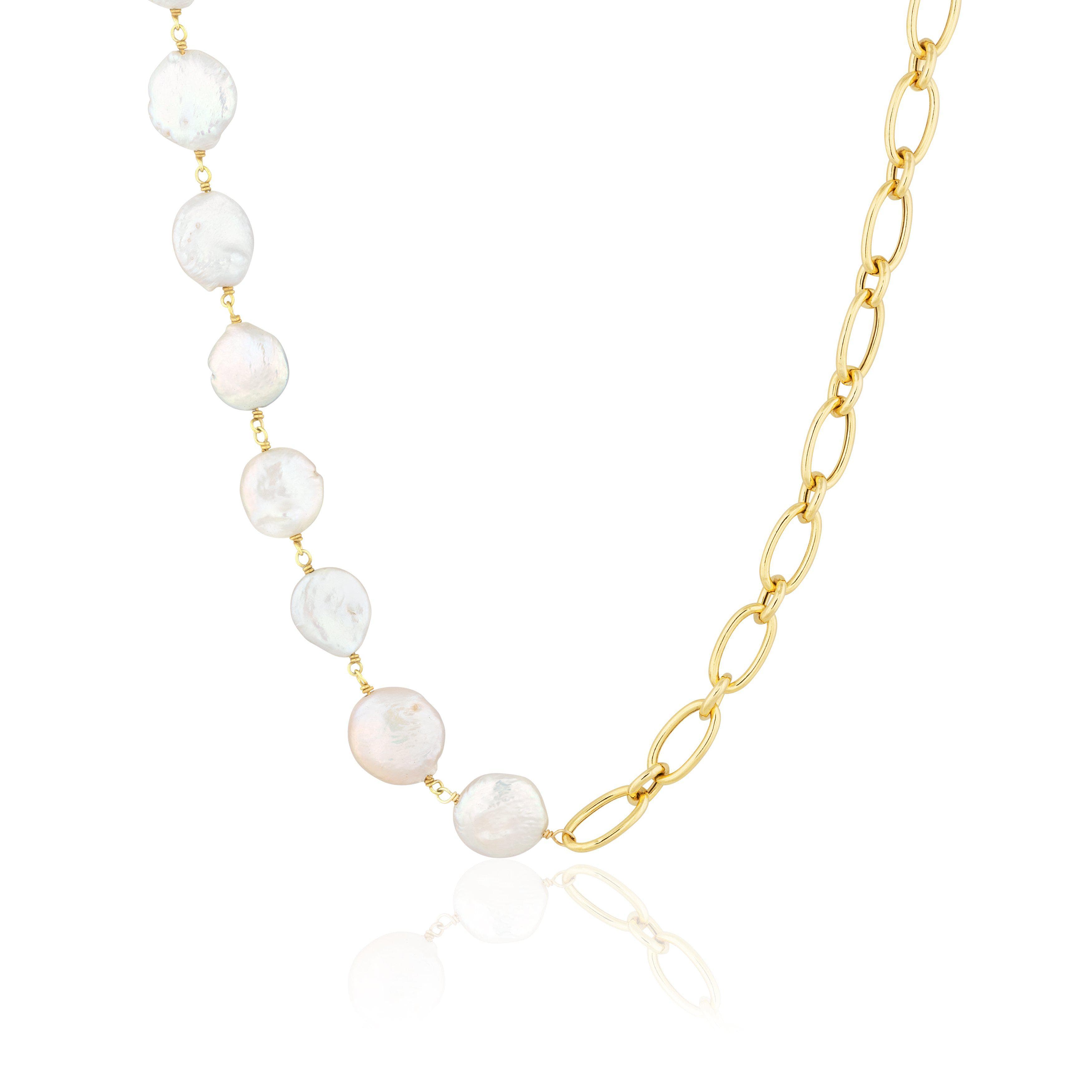 half & half | pearl collar - ela rae