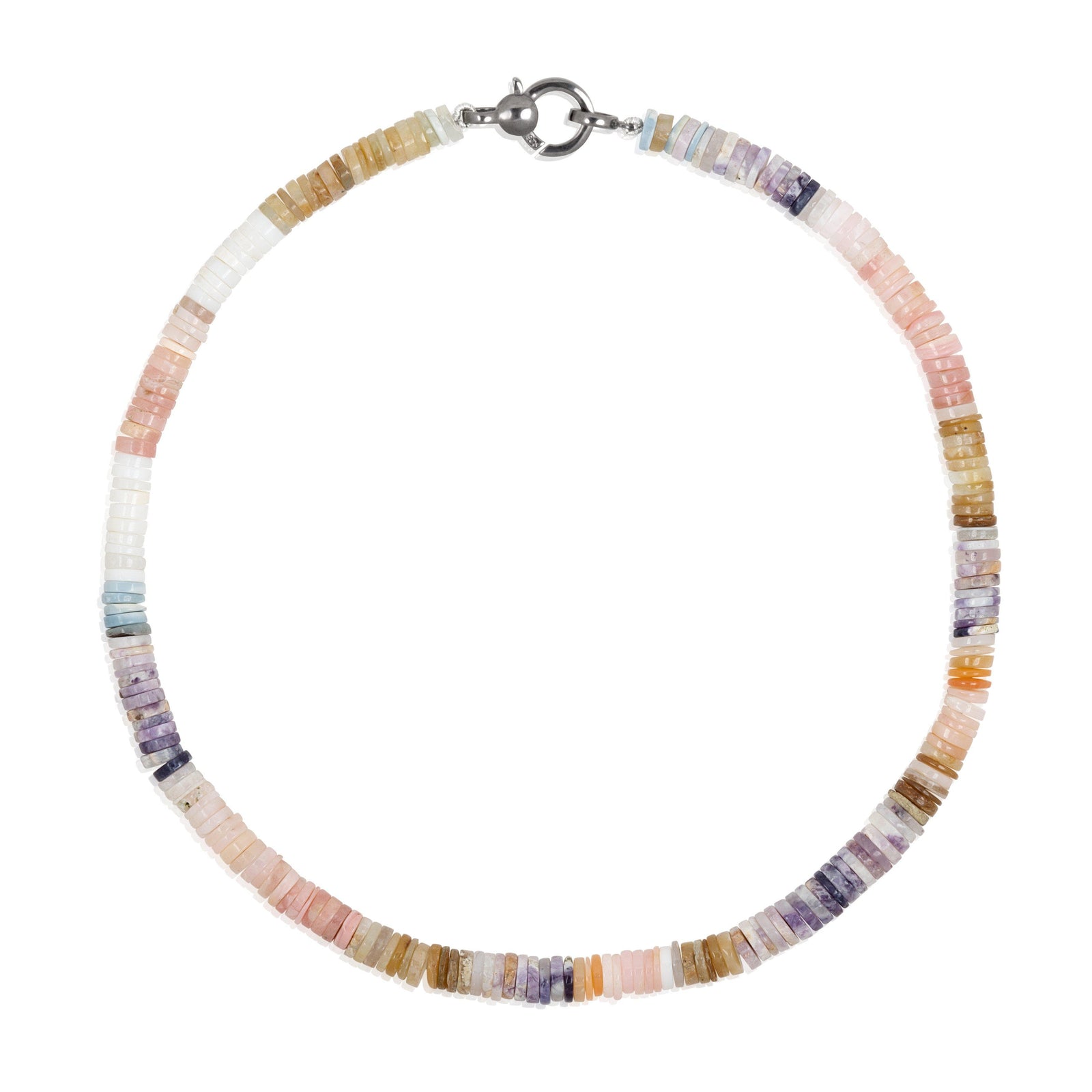 multicolor gemstone candy necklace