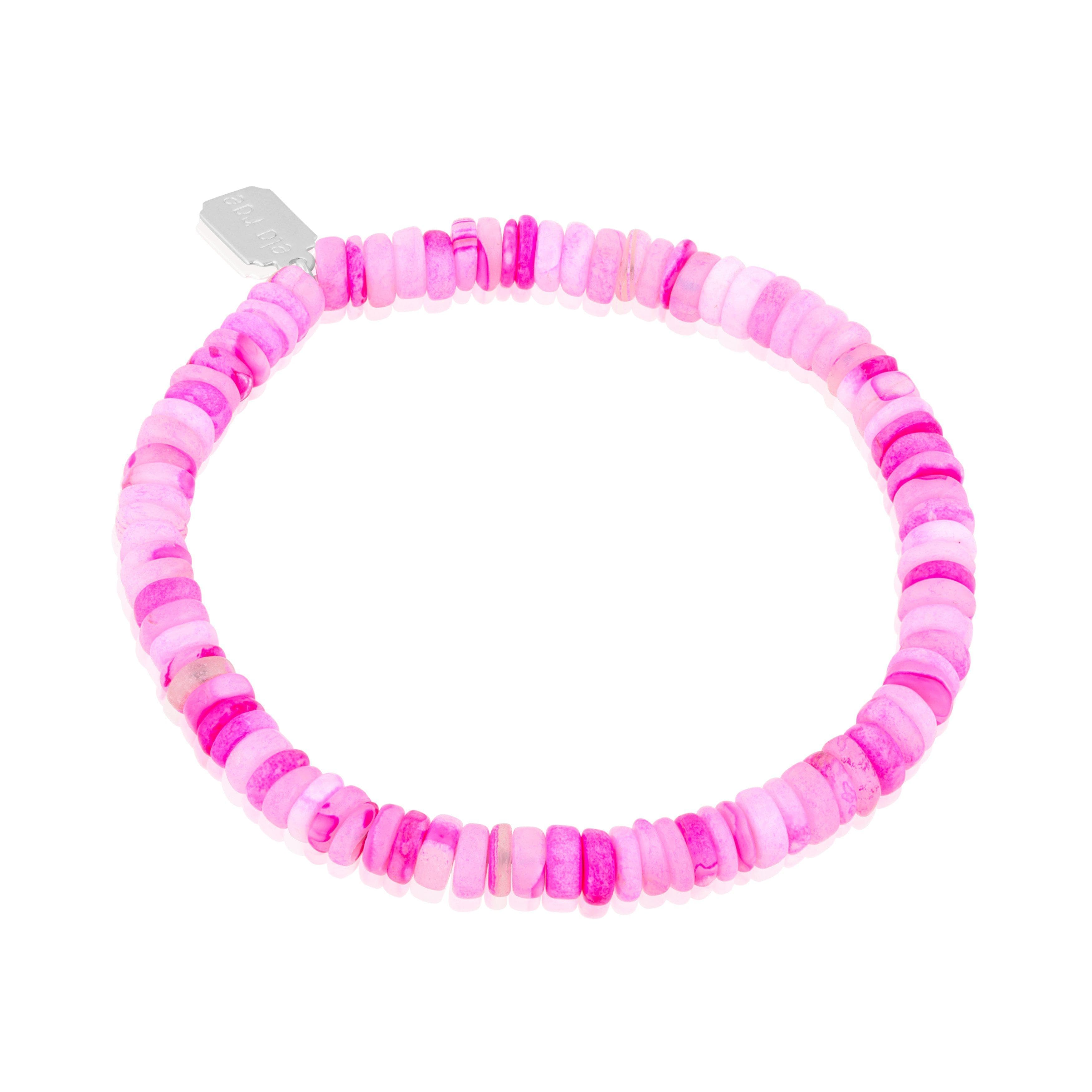 Candy Bracelet Pre Order: Pink Mixed Stones