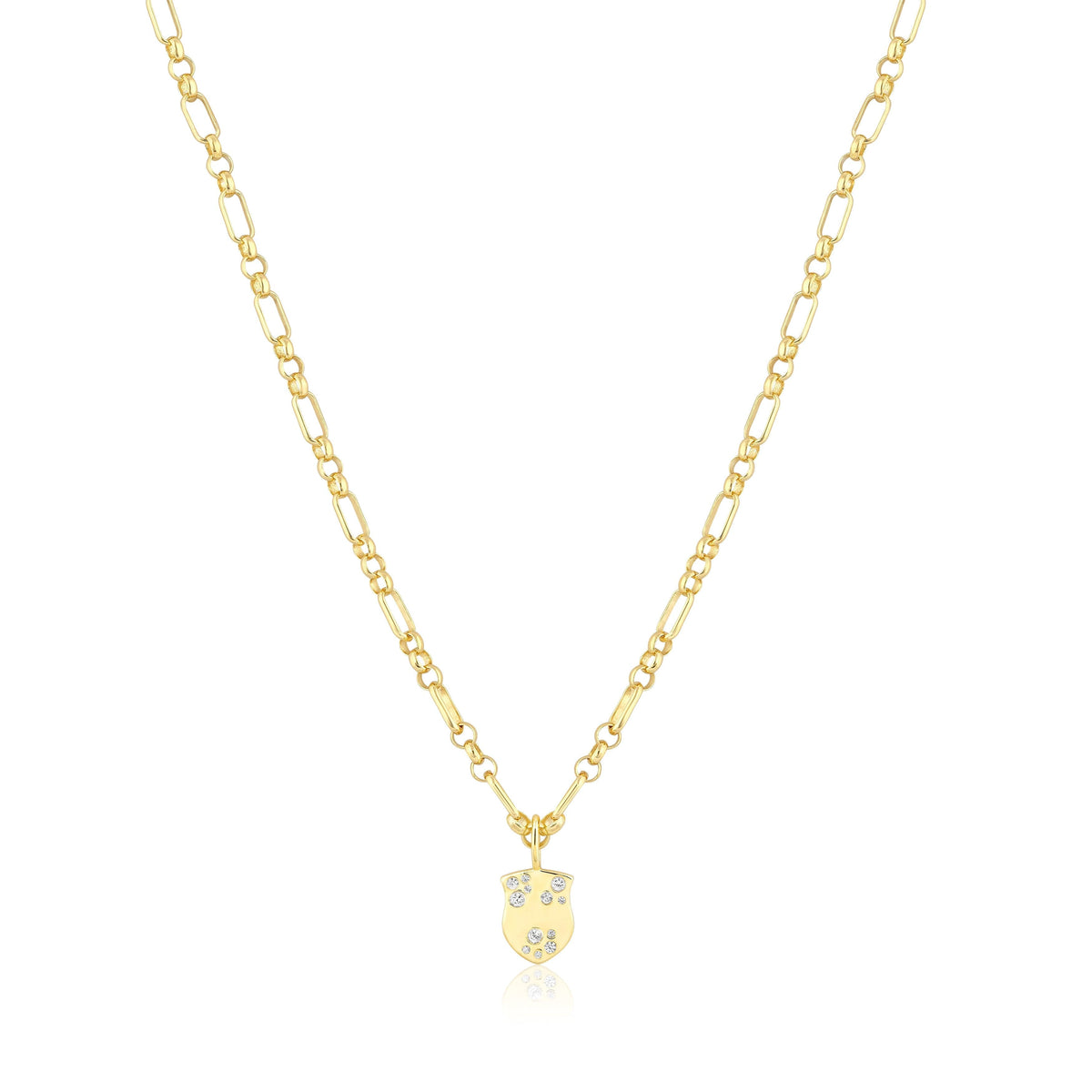 sprinkle lock charm necklace