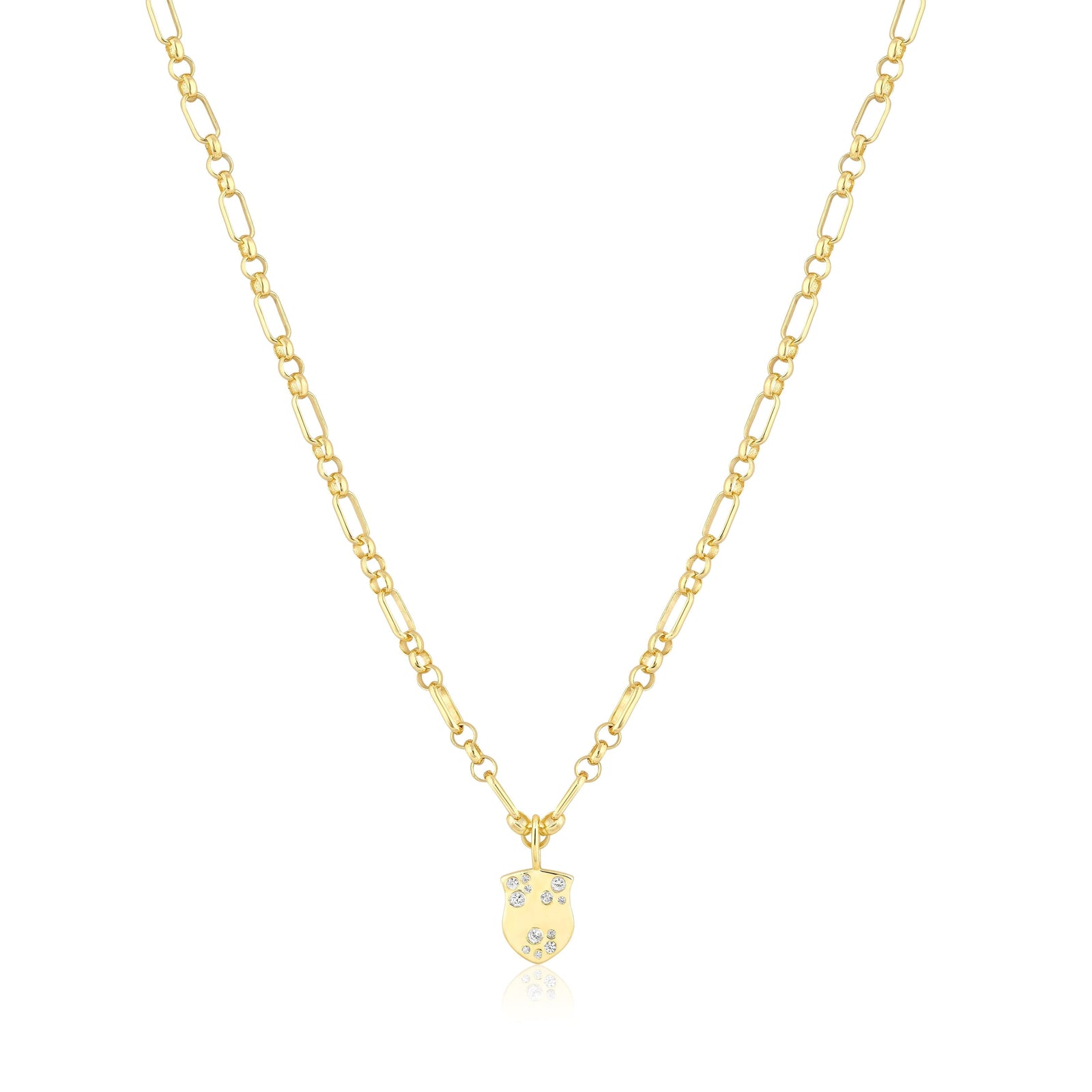 sprinkle lock charm necklace