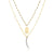 double layer | starburst tag & moon sliver