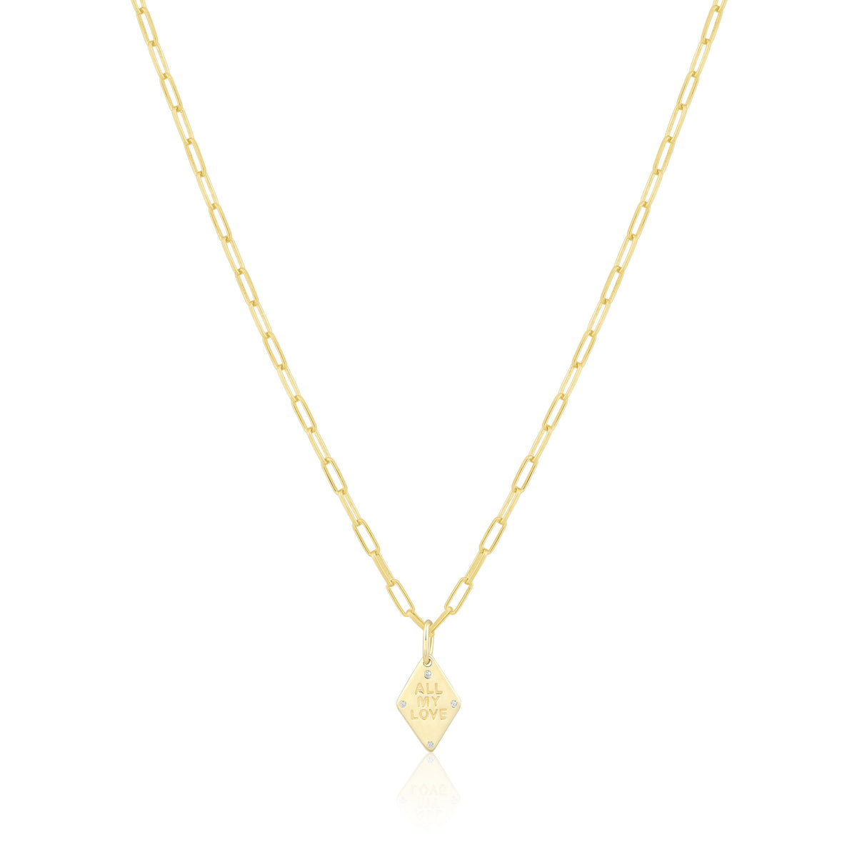 all my love charm necklace