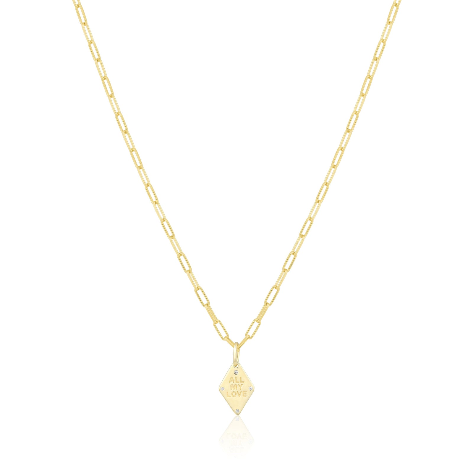 all my love charm necklace