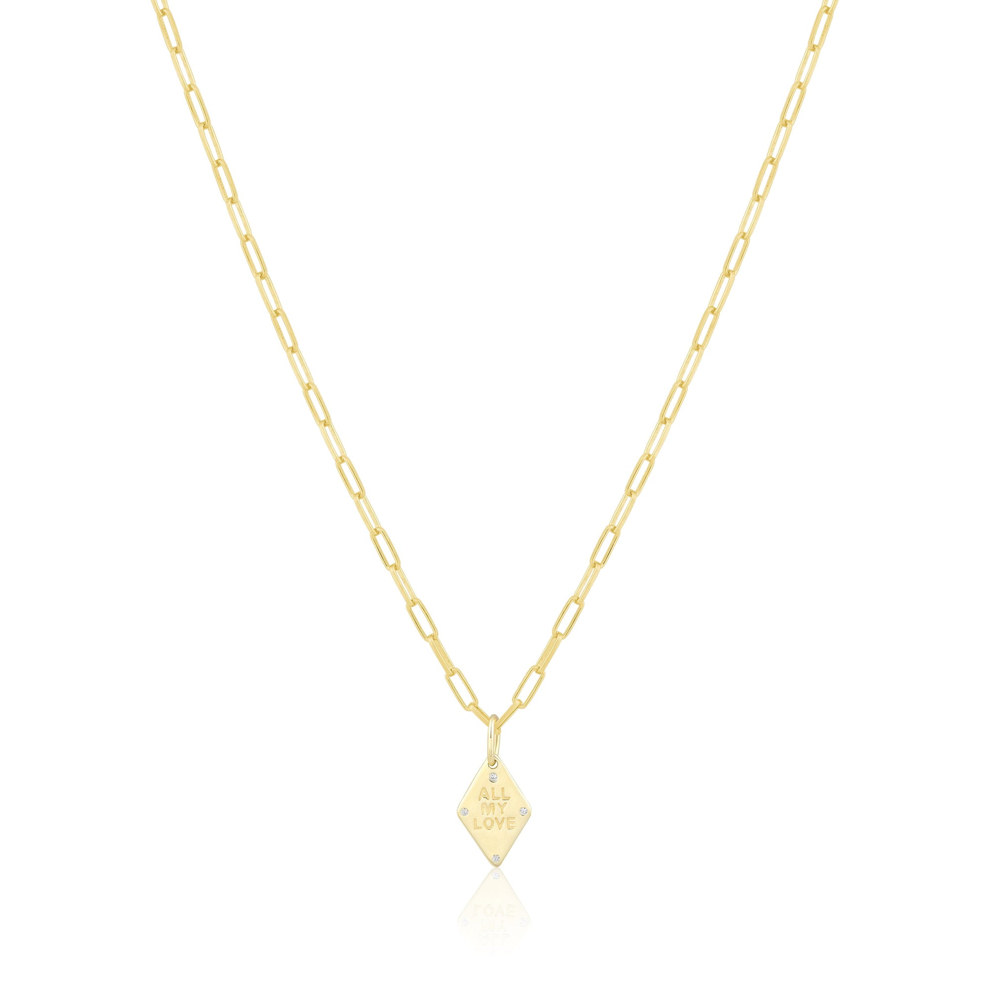 all my love charm necklace