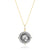 coin lady charm necklace
