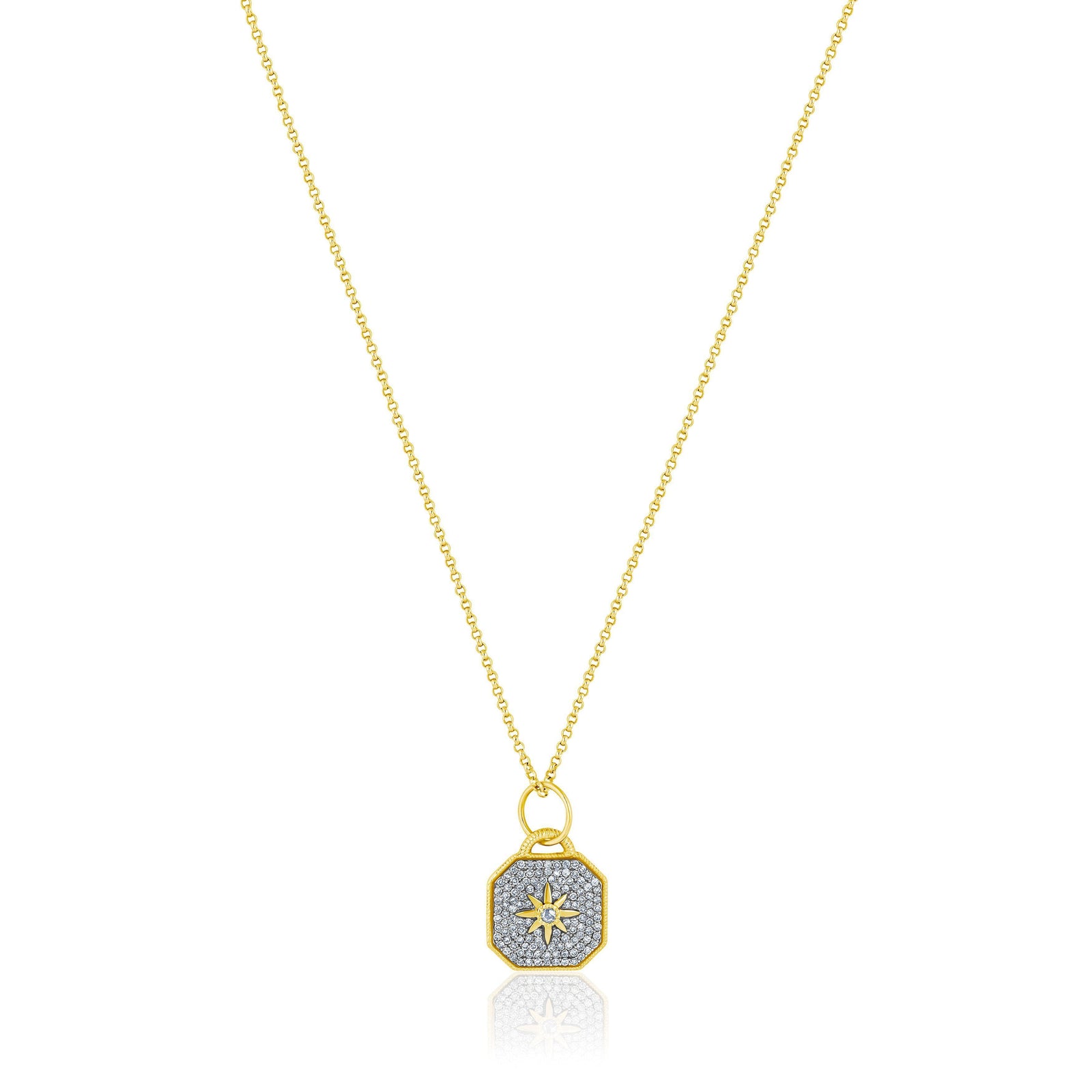 starburst dog tag | luxe