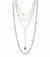 ela rae graphite long set of 3 necklaces  pyrite iolite 14k yellow gold plate