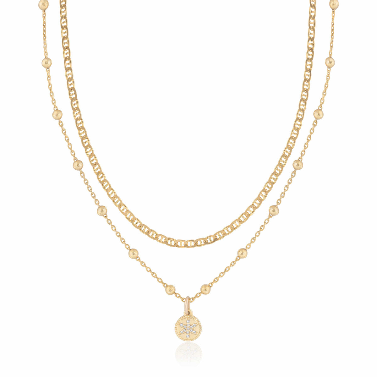 double layered | mini starburst disc