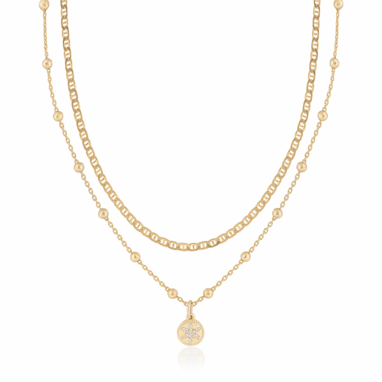 double layered | mini starburst disc