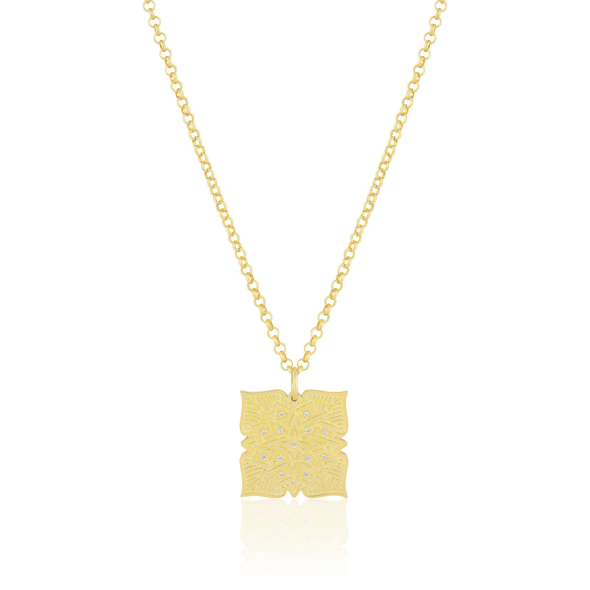 anita | square pendant