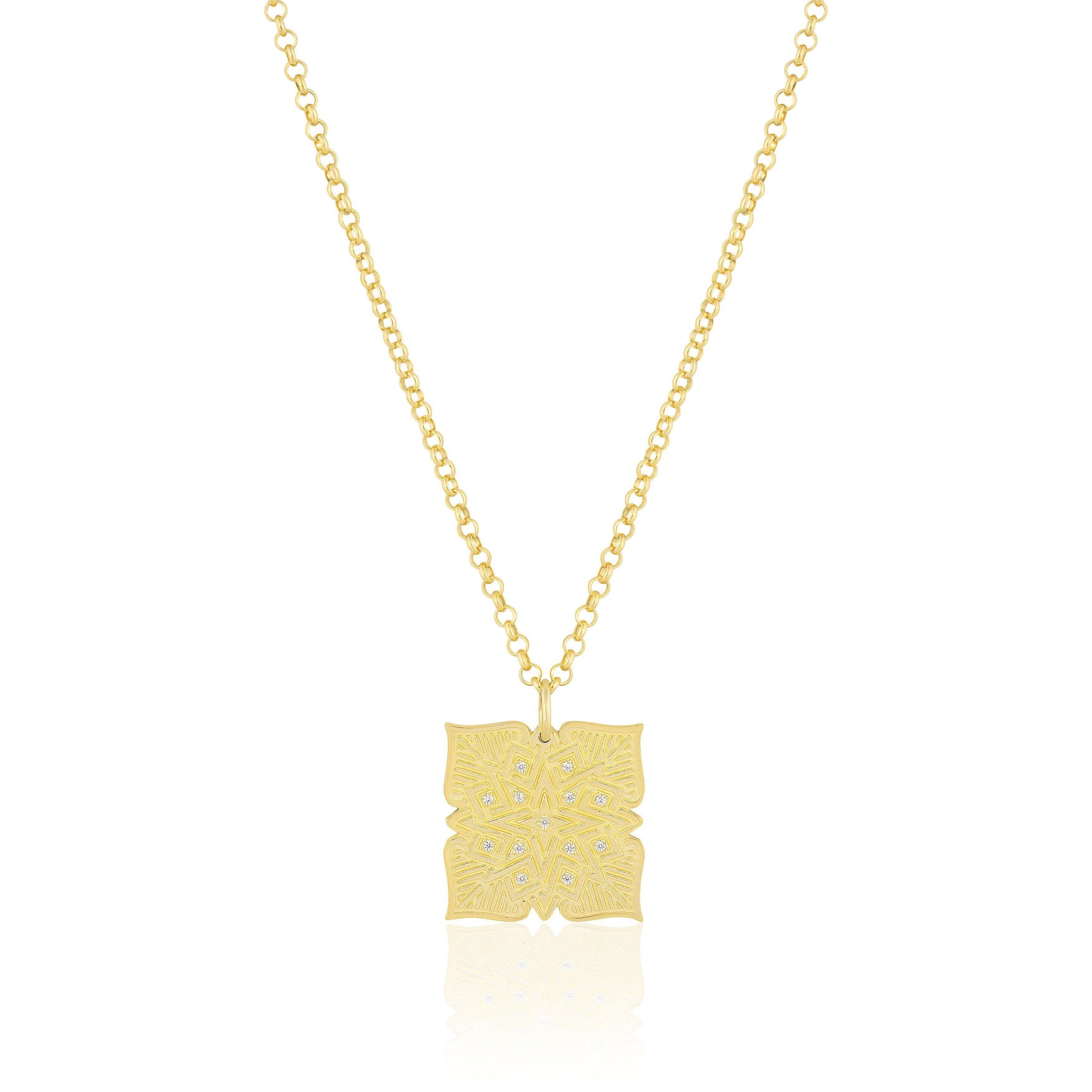 anita | square pendant