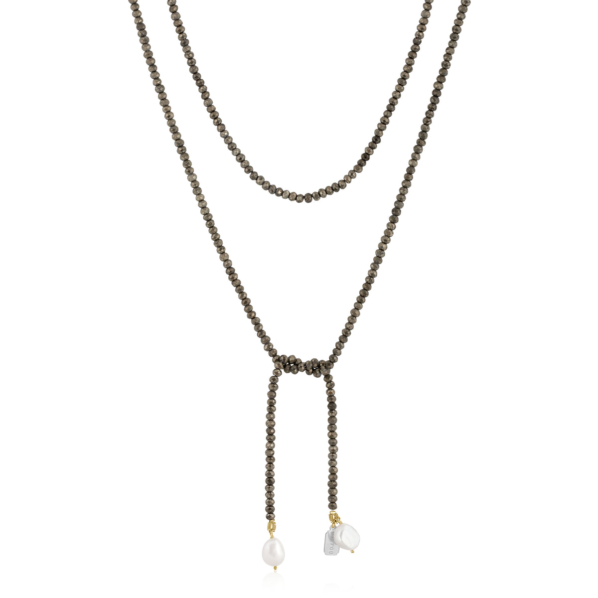 pearl dangle lariat