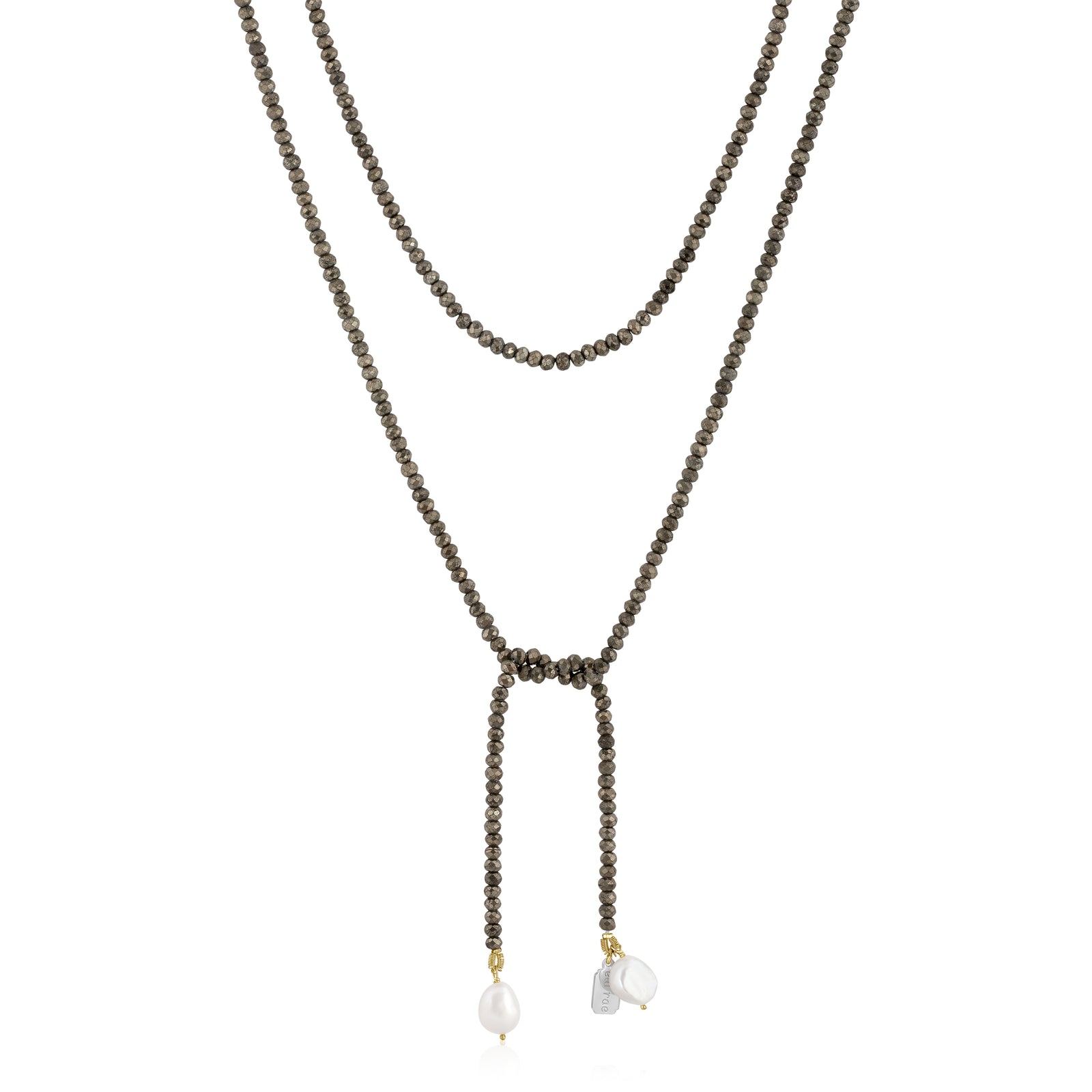 pearl dangle lariat