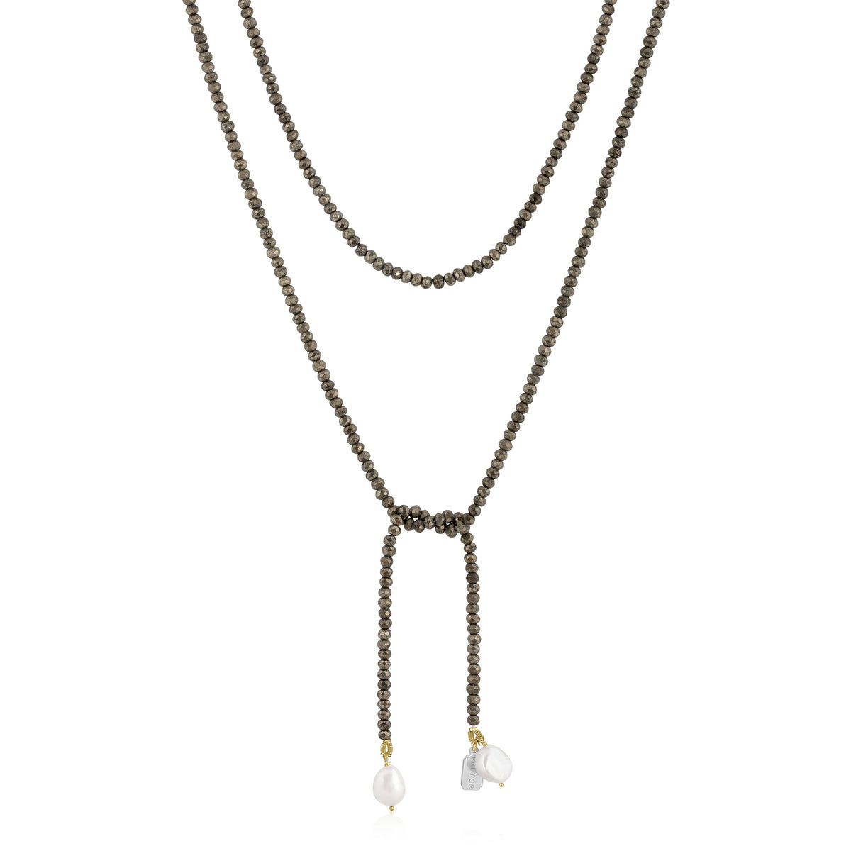 pearl dangle lariat