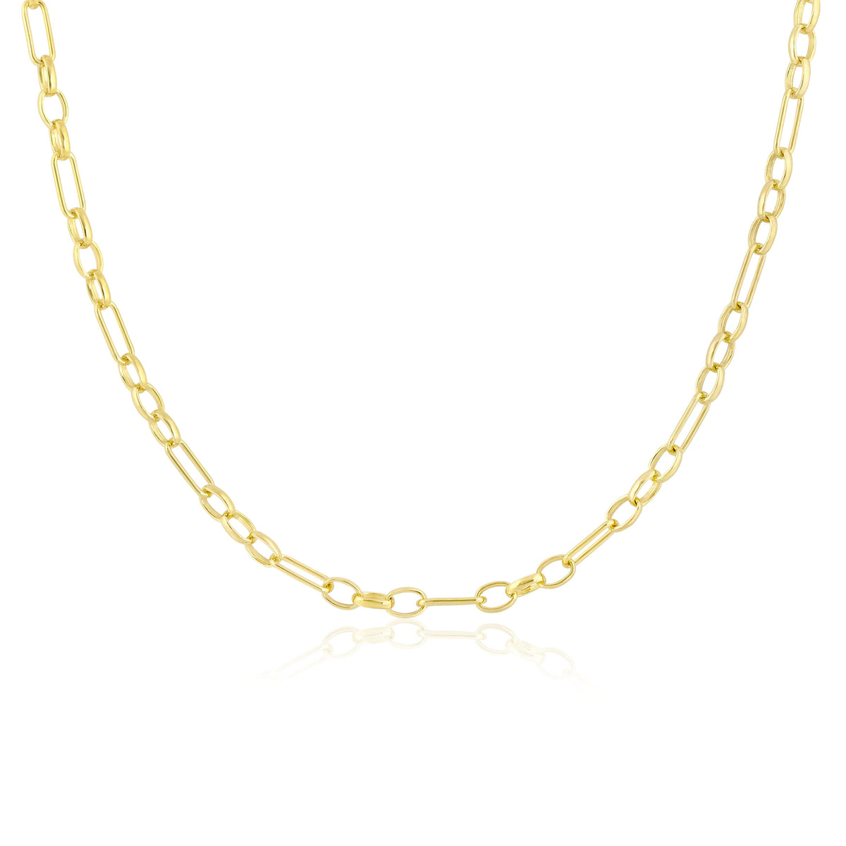 triple round &amp; oval | small link