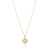 PRE ORDER: pave coin lady charm necklace