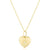 heart starburst locket necklace