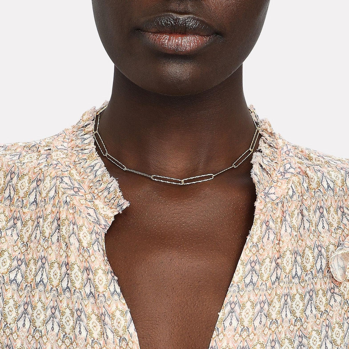 PRE ORDER: elongated sparkle chain