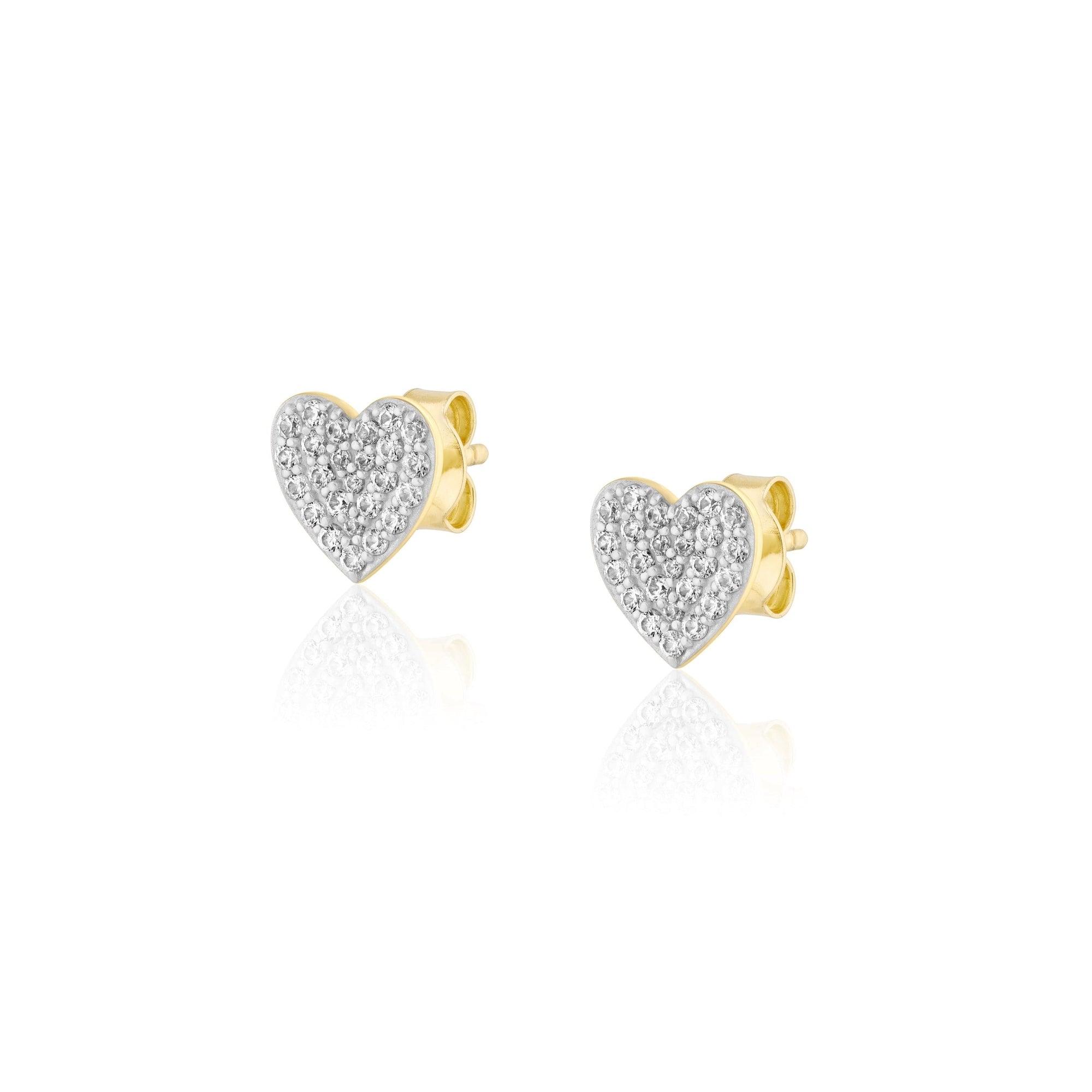 heart studs