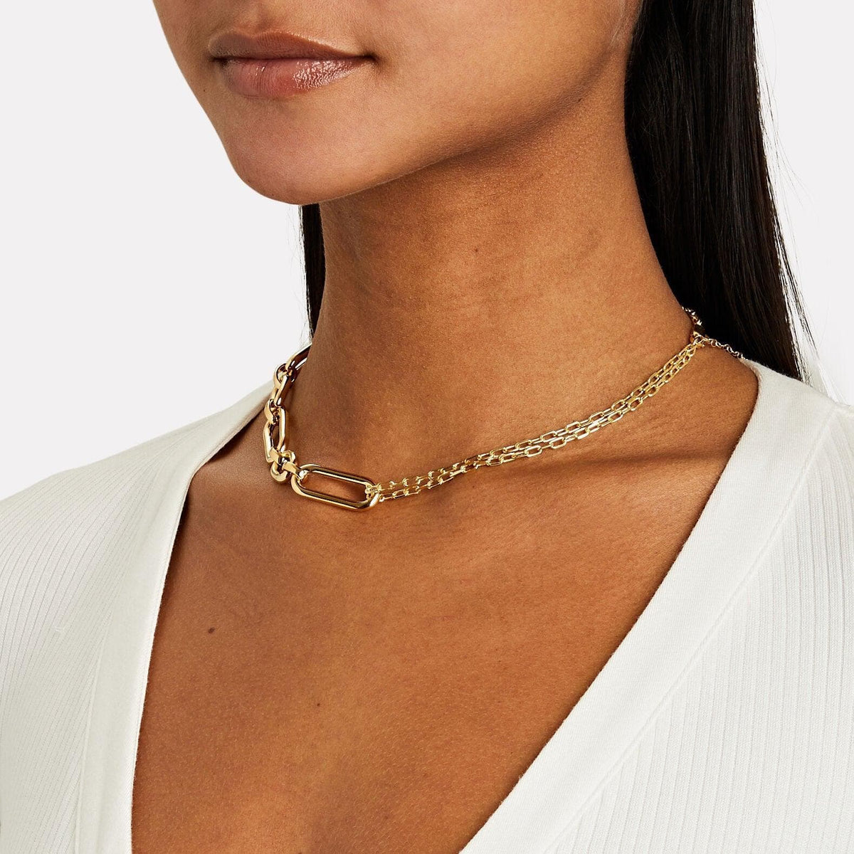 chunky half &amp; half | triple alternating oval