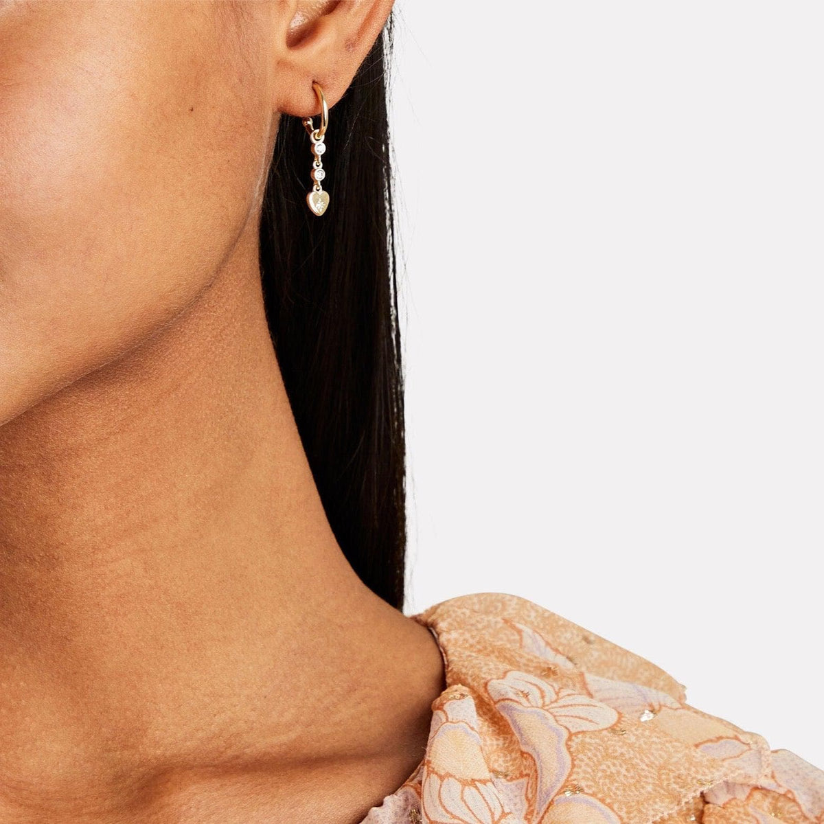 heart starburst dangles