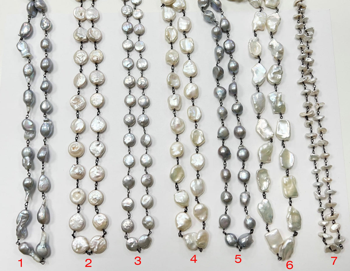 diana grand 42&quot; pearl necklaces