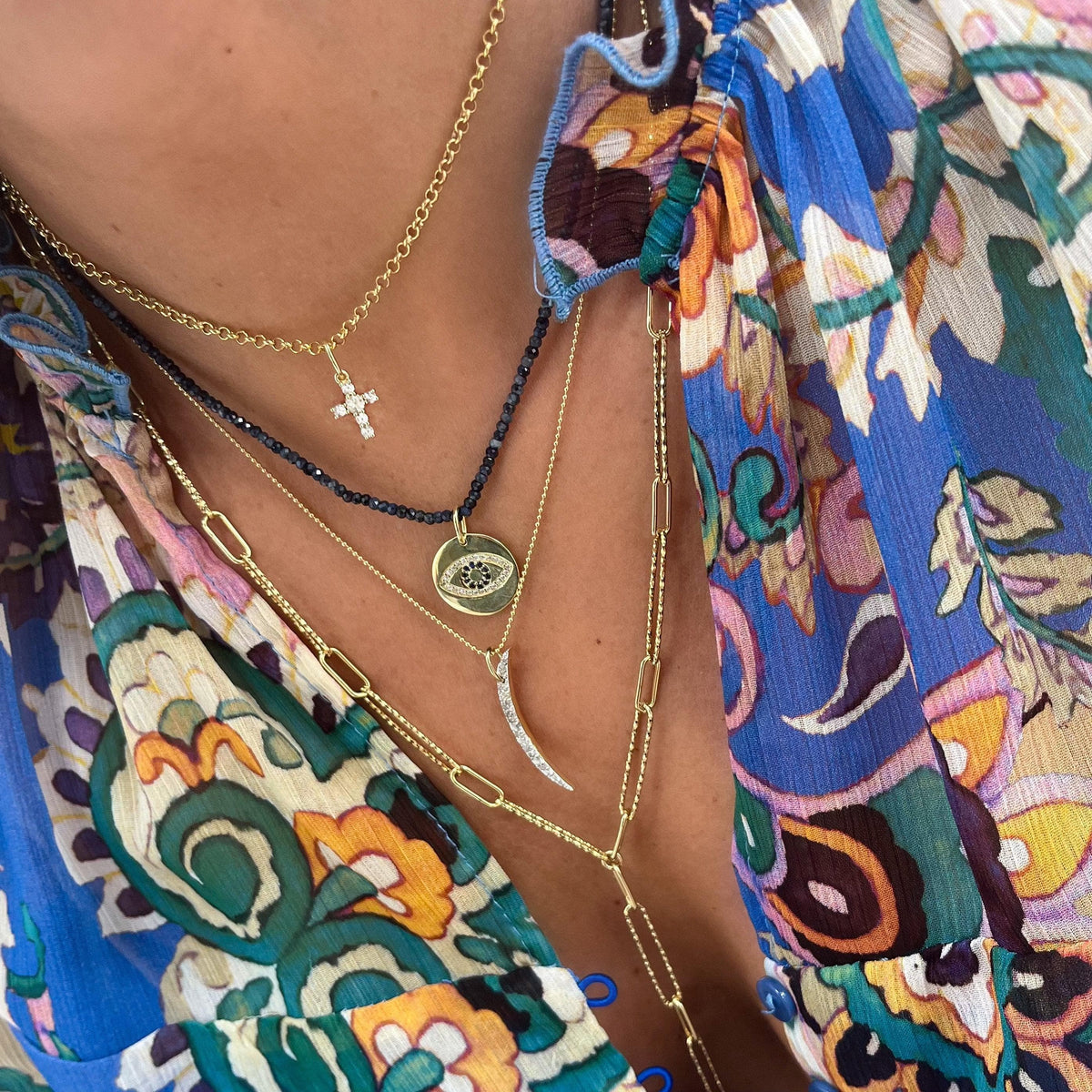 mini candy charm necklace