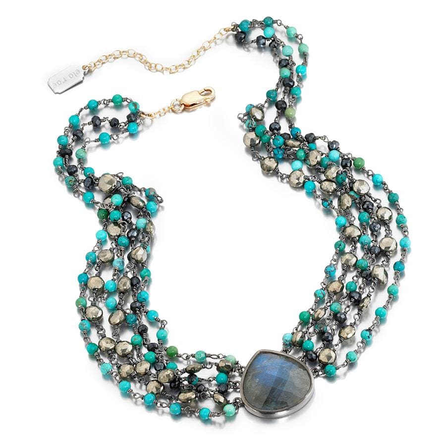 multi choker | bezel - ela rae