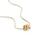 ela rae angie stone trio necklace pearl 14k yellow gold