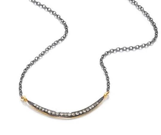 ela rae liza diamond bib necklace sterling silver