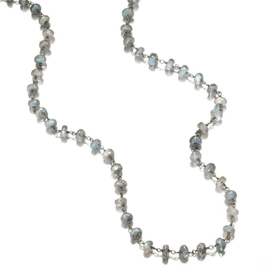 ela rae diana grand necklace labradorite sterling silver