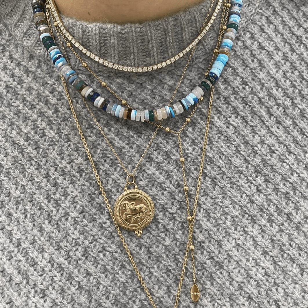tennis necklace | luxe