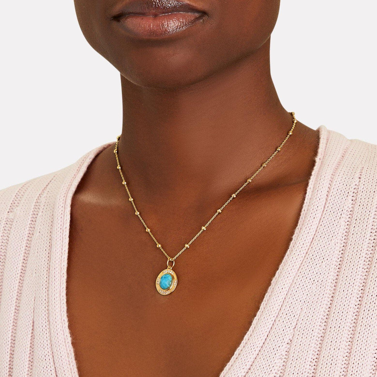 lara | gemstone pendant